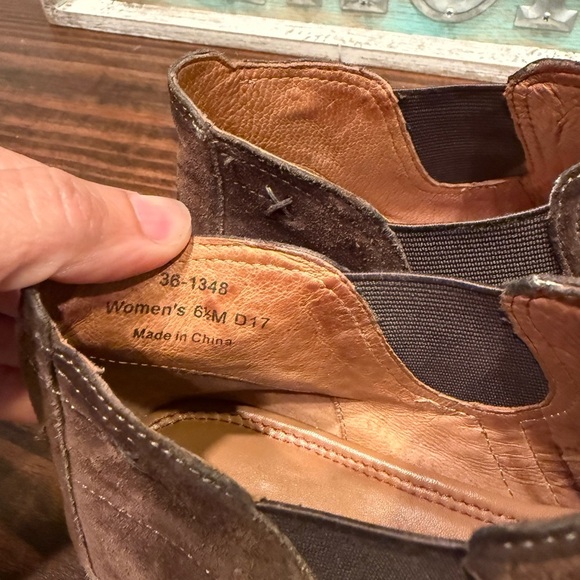 Trask Brown Suede Ankle Boots - Picture 3 of 8